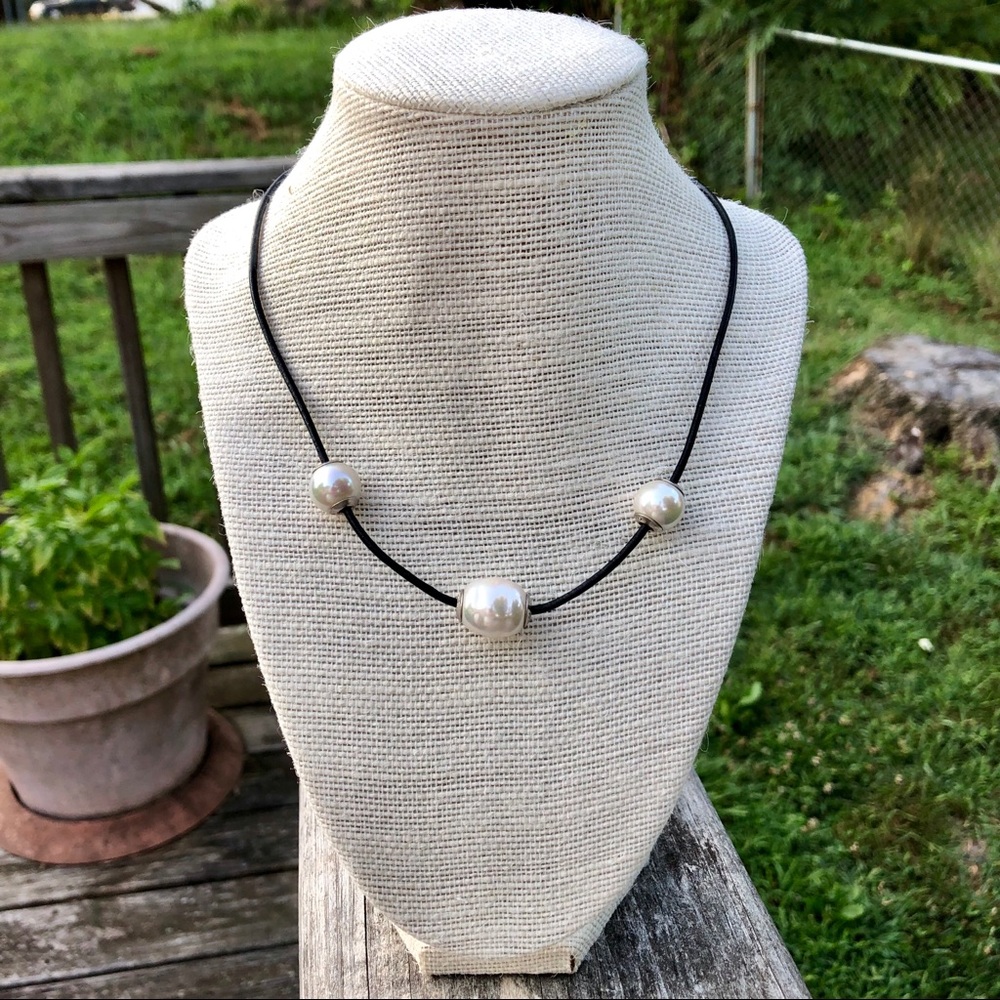 Pearls & Leather